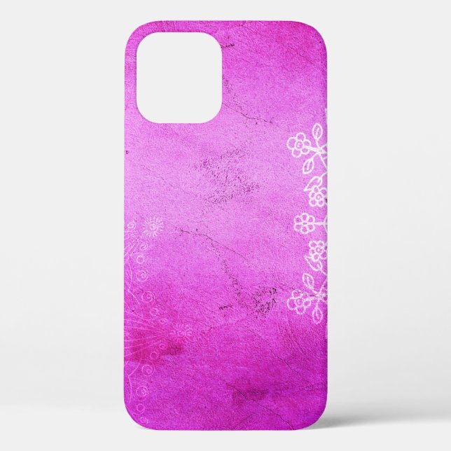 Mandala rosa Design Meditation zen Case-Mate iPhone Hülle (Rückseite)