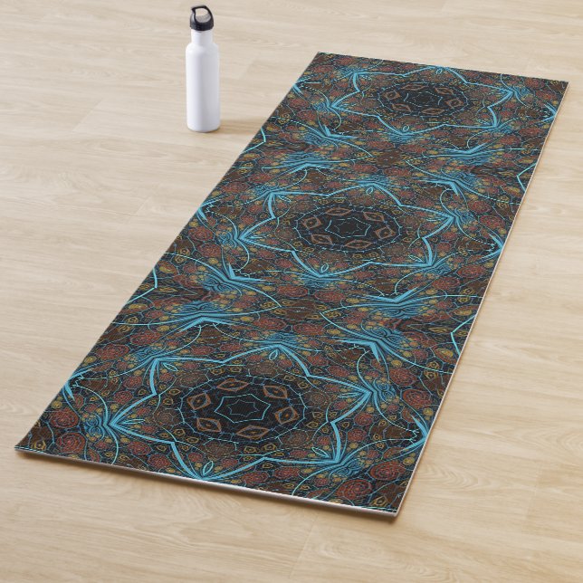 Mandala Rosette Boho Bohemisch Style Dandy Pattern Yogamatte (Beispiel)