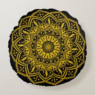 Mandala Round Pillow Rundes Kissen