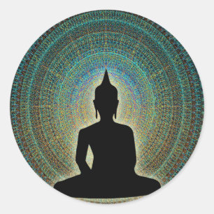 Mandala Runder Aufkleber