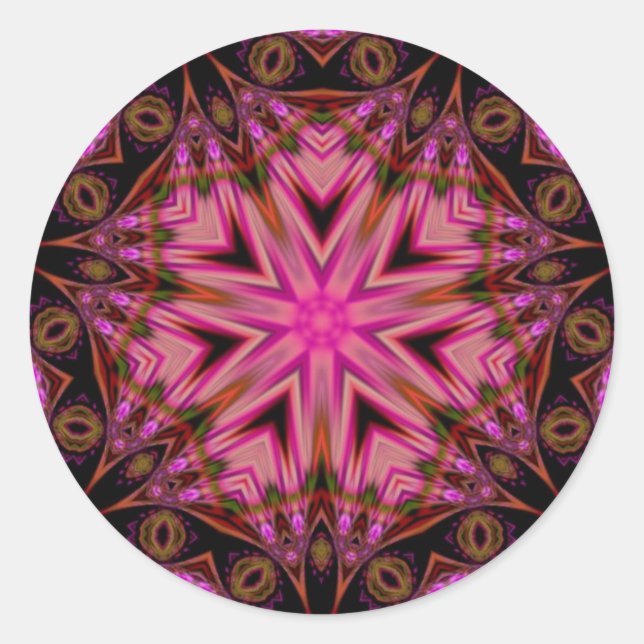 Mandala Sacred Circles #001 Aufkleber (Vorderseite)