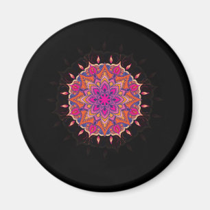 Mandala Sacred Geometry Prana Kunst, Dichtung und Magnet