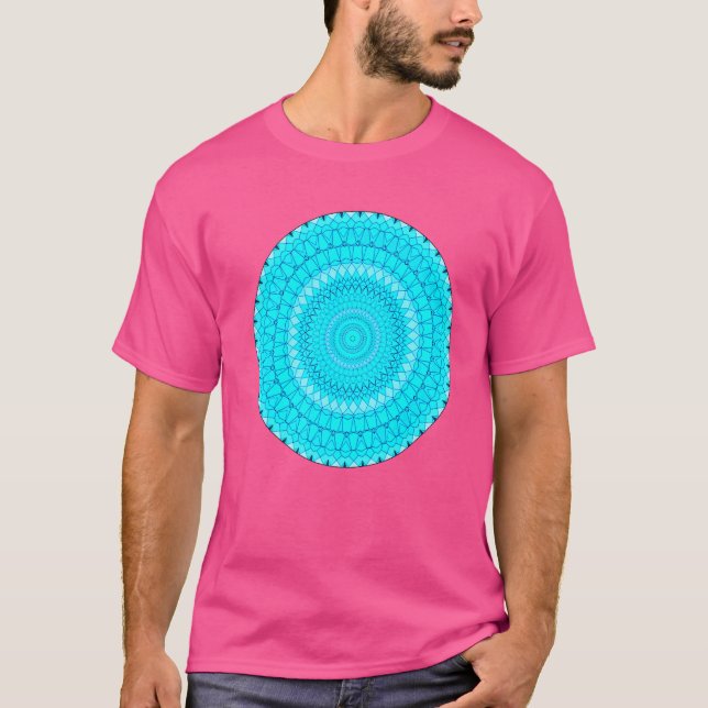 Mandala Sacred Geometry Prana Yoga Mantra Om 1 T-Shirt (Vorderseite)