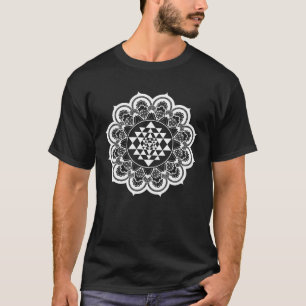 Mandala Sacred Geometry Sri Yantra Chakra T-Shirt