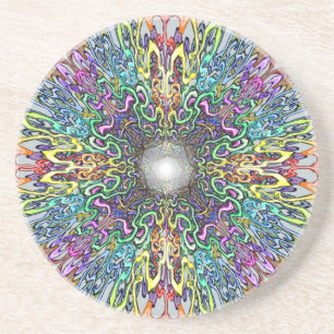 Mandala Sandstein Untersetzer