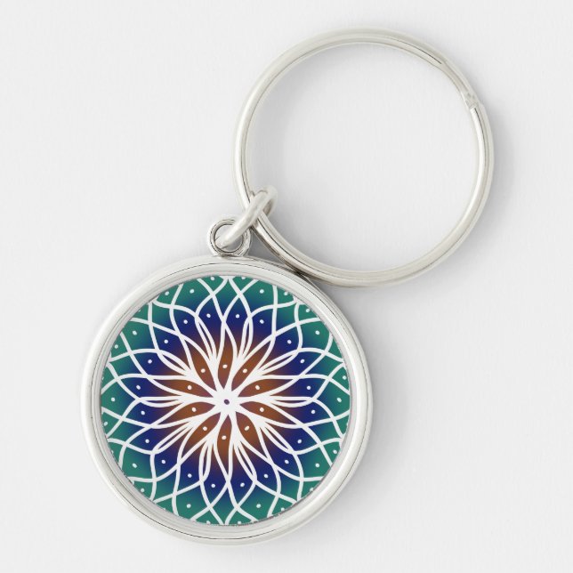 Mandala Schlüsselanhänger (Vorne)
