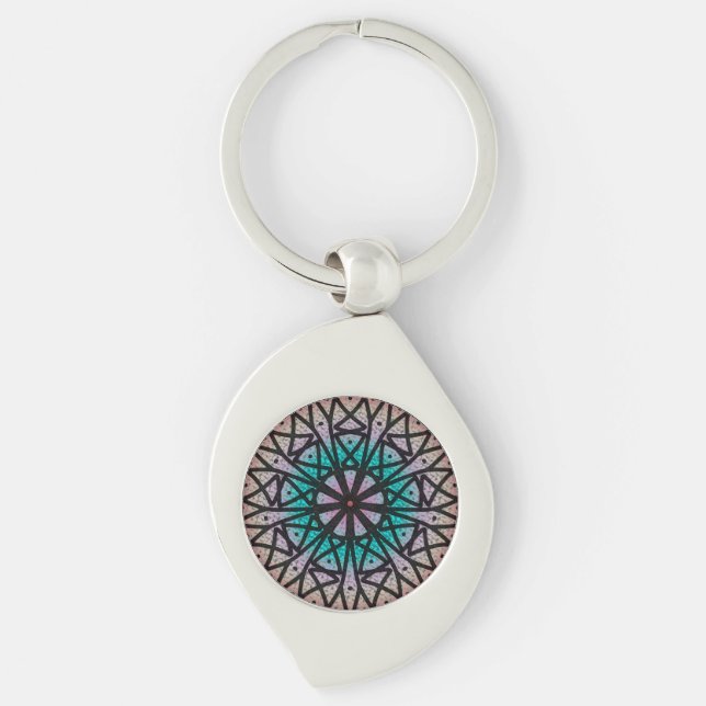 Mandala Schlüsselanhänger (Vorderseite)