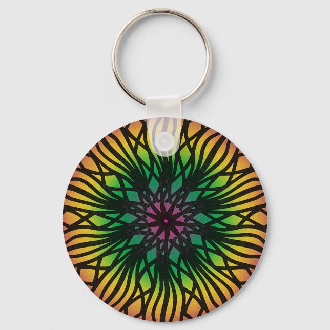 Mandala Schlüsselanhänger (Vorderseite)