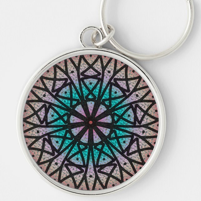 Mandala Schlüsselanhänger (Vorne)