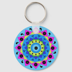 Mandala Schlüsselanhänger