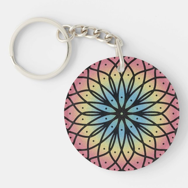 Mandala Schlüsselanhänger (Vorderseite)