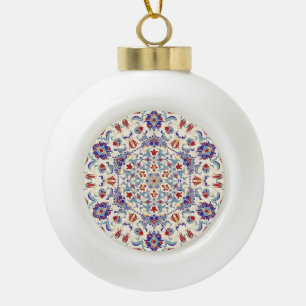 Mandala-Schönheit: Farbige kulturelle Mosaik Keramik Kugel-Ornament