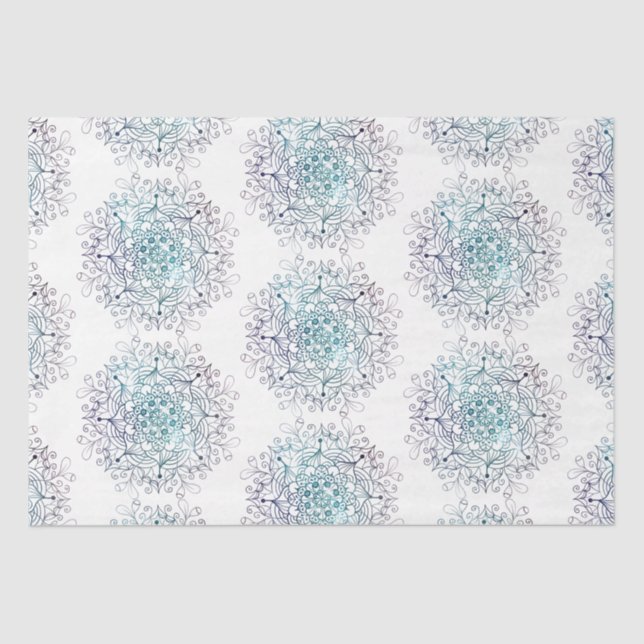 Mandala Serie Design 16 Seidenpapier (Vorderseite)