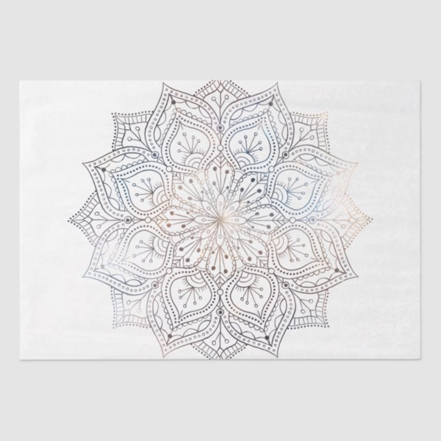 Mandala Serie Design 25 Seidenpapier (Vorderseite)