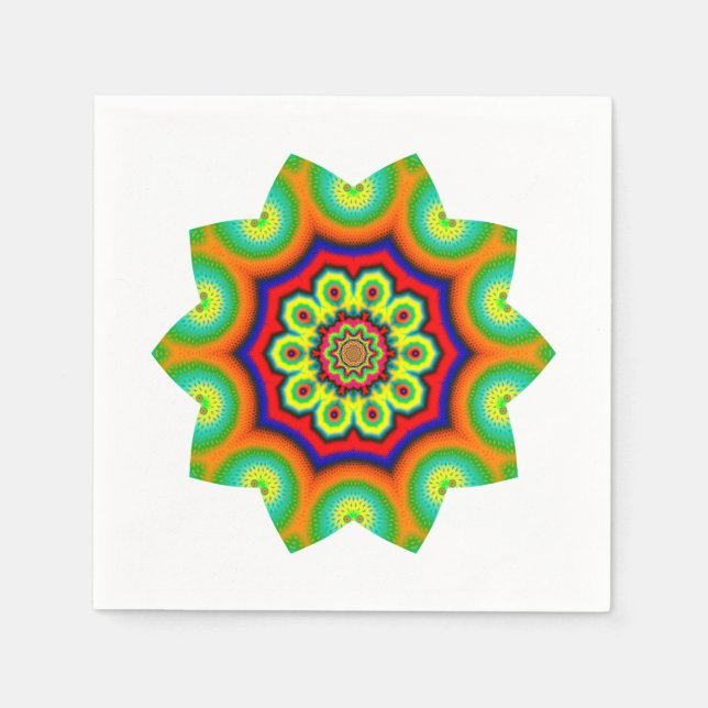 Mandala Serviette (Vorderseite)