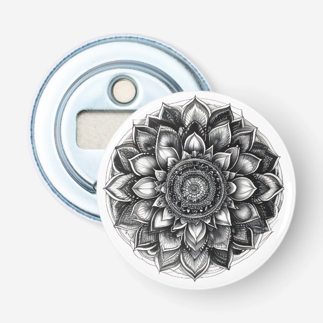 mandala shirt flaschenöffner (Vorderseite)