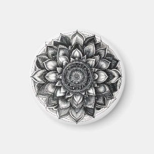 Mandala-Shirt Magnet