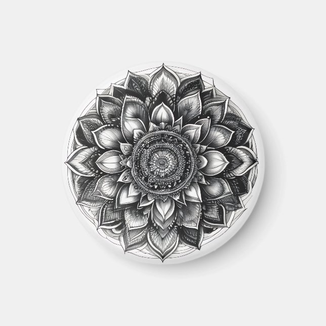 mandala shirt magnet (Vorne)