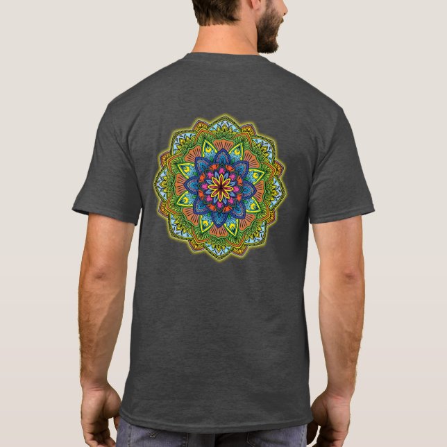 Mandala-Shirt T-Shirt (Rückseite)