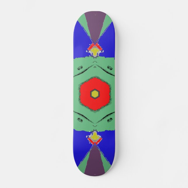 Mandala Skateboard / Skateboard Mandala (Vorderseite)