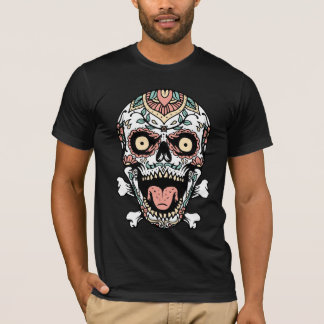Mandala Skull T - Shirt | Boho Gothic Skull Art T-