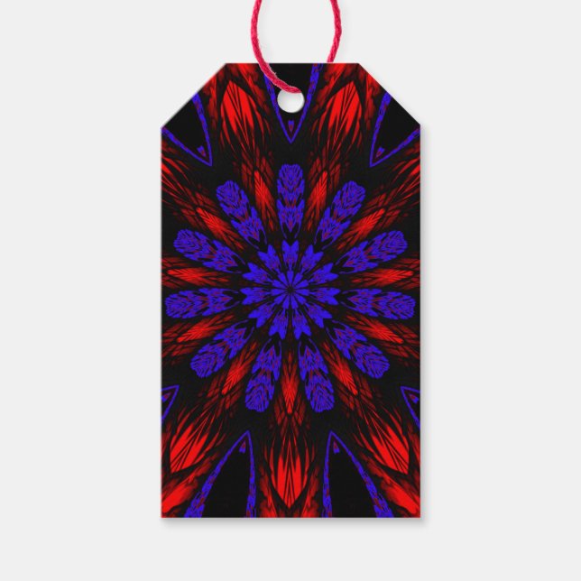 Mandala Southwestern Hippie Boho Chic Bohemisch Geschenkanhänger (Vorderseite)