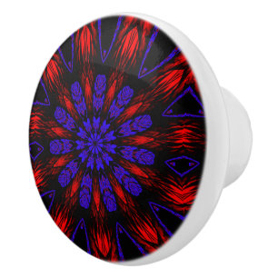 Mandala Southwestern Hippie Boho Chic Bohemisch Keramikknauf
