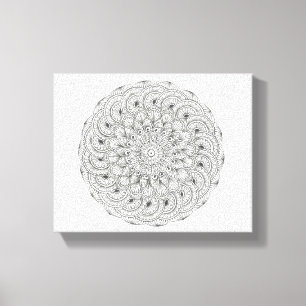 Mandala Sphere Leinwanddruck