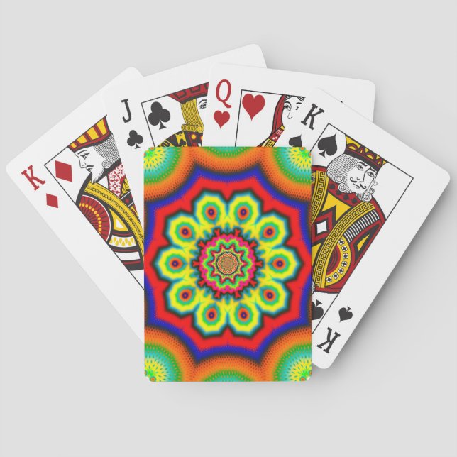 Mandala Spielkarten (Rückseite)