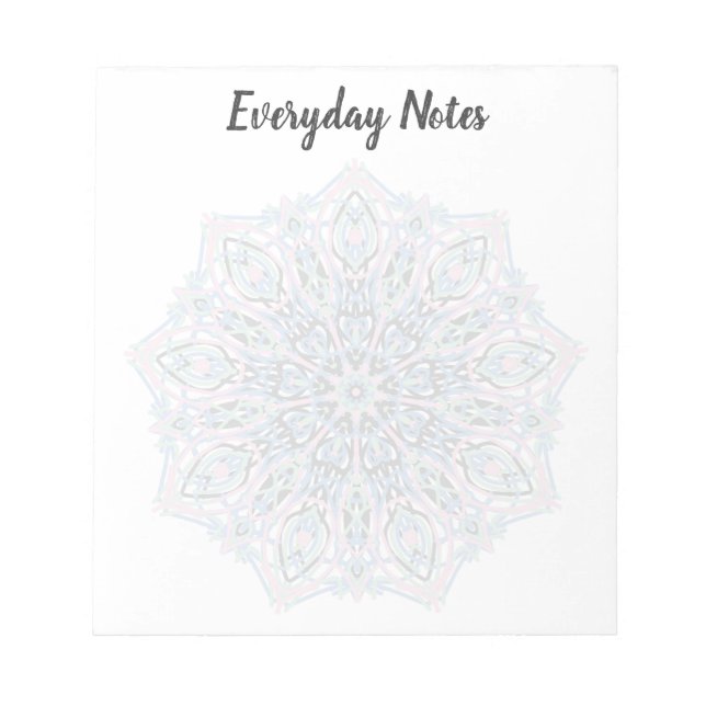 Mandala Spiritual Personalized. Notizblock (Vorderseite)