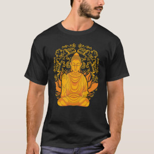 Mandala Spirituelle Meditation Zen Buddhismus Mant T-Shirt