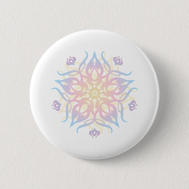Mandala Sprite Burst Button (Vorderseite)