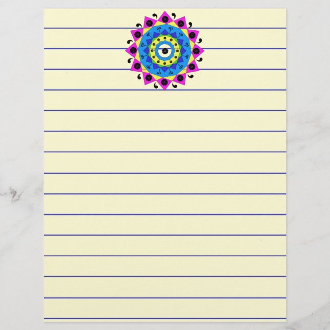 Mandala Stationery (Vorderseite)