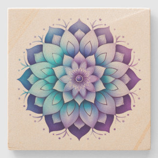 Mandala Steinuntersetzer