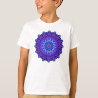 Mandala-Stern in blau