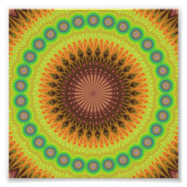 Mandala-Sternkreis Fotodruck