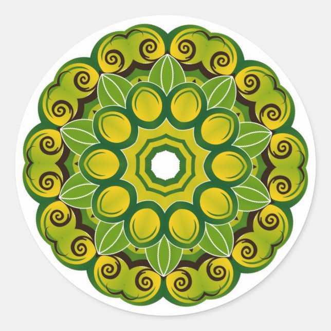 Mandala Sticker (Vorderseite)