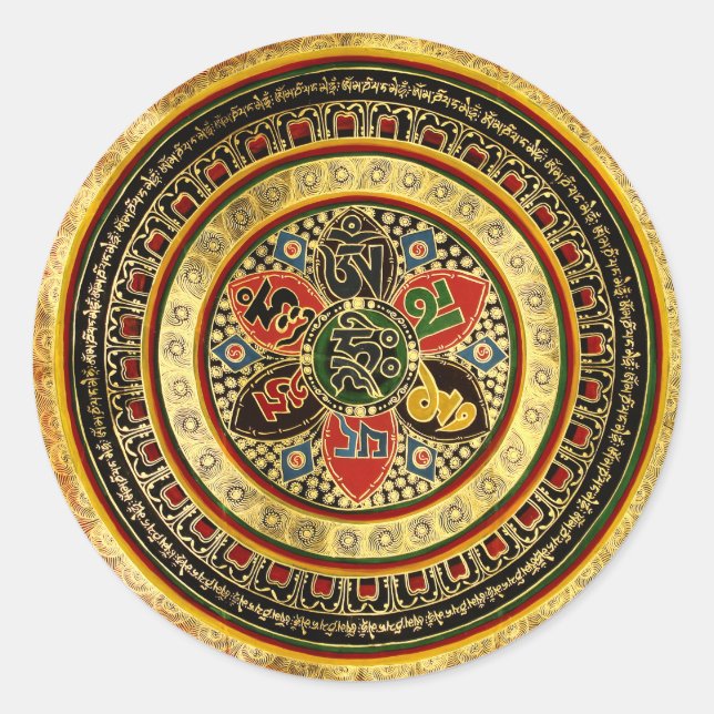 Mandala Sticker (Vorderseite)