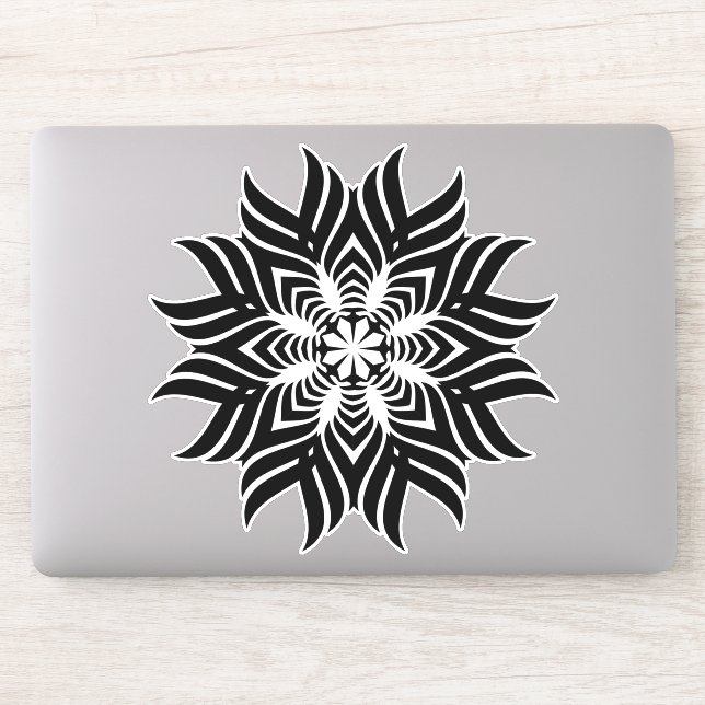 Mandala-Sticker Aufkleber (Computer)