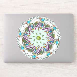 Mandala-Sticker Aufkleber