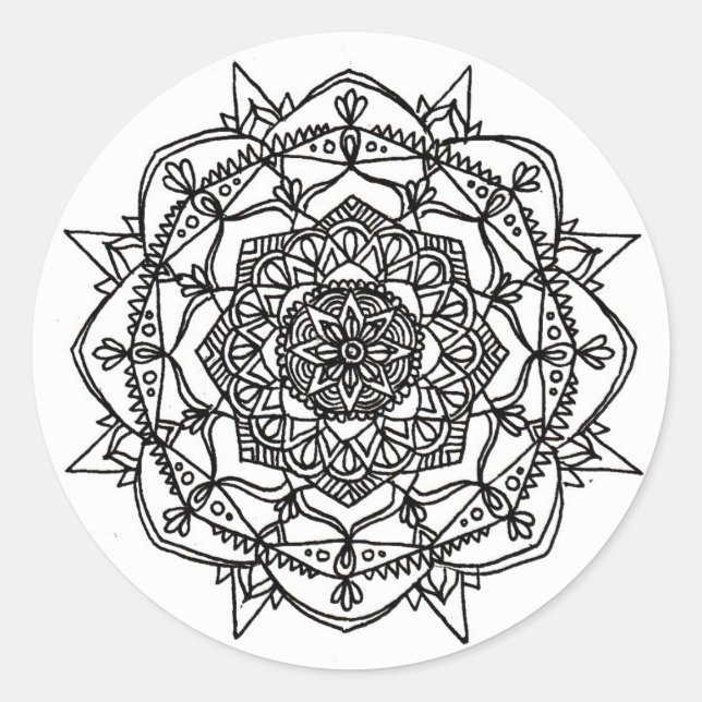 Mandala Stickers (Vorderseite)