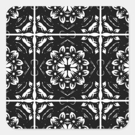 Mandala Stickers (schwarz und weiß)