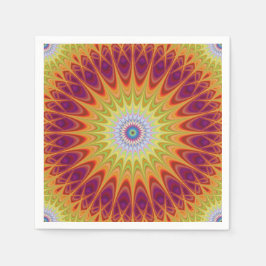Mandala sun serviette