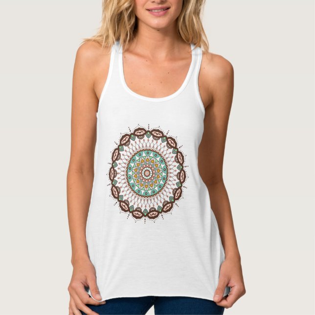 Mandala süß tank top (Vorderseite)
