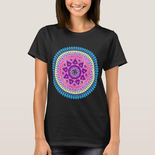 Mandala-T - Shirt (Vorderseite)