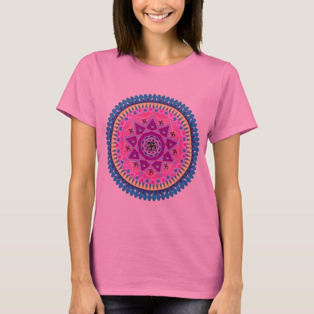 Mandala-T - Shirt (Vorderseite)