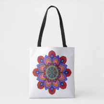 Mandala-Tasche und Einkaufstasche