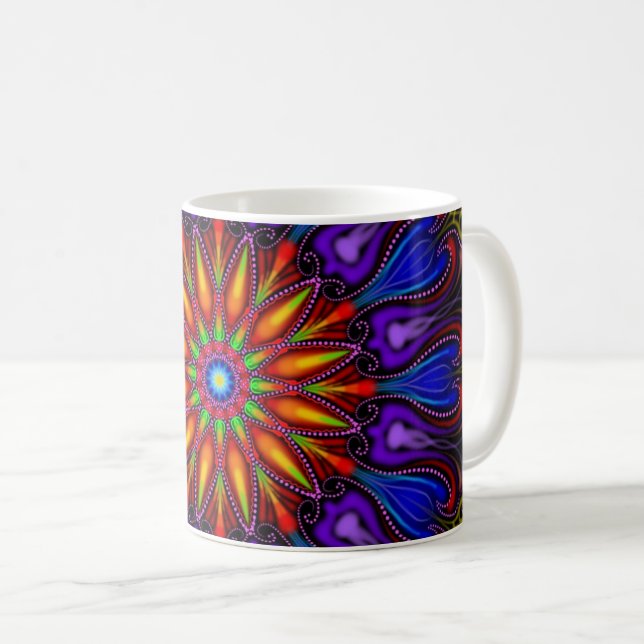 Mandala Tasse 4 (VorderseiteRechts)