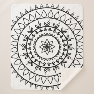 Mandala tattoo spiritueller Kreis Sherpadecke