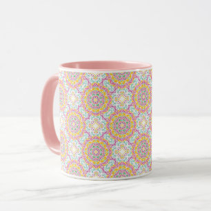 Mandala Tile Pattern Tasse